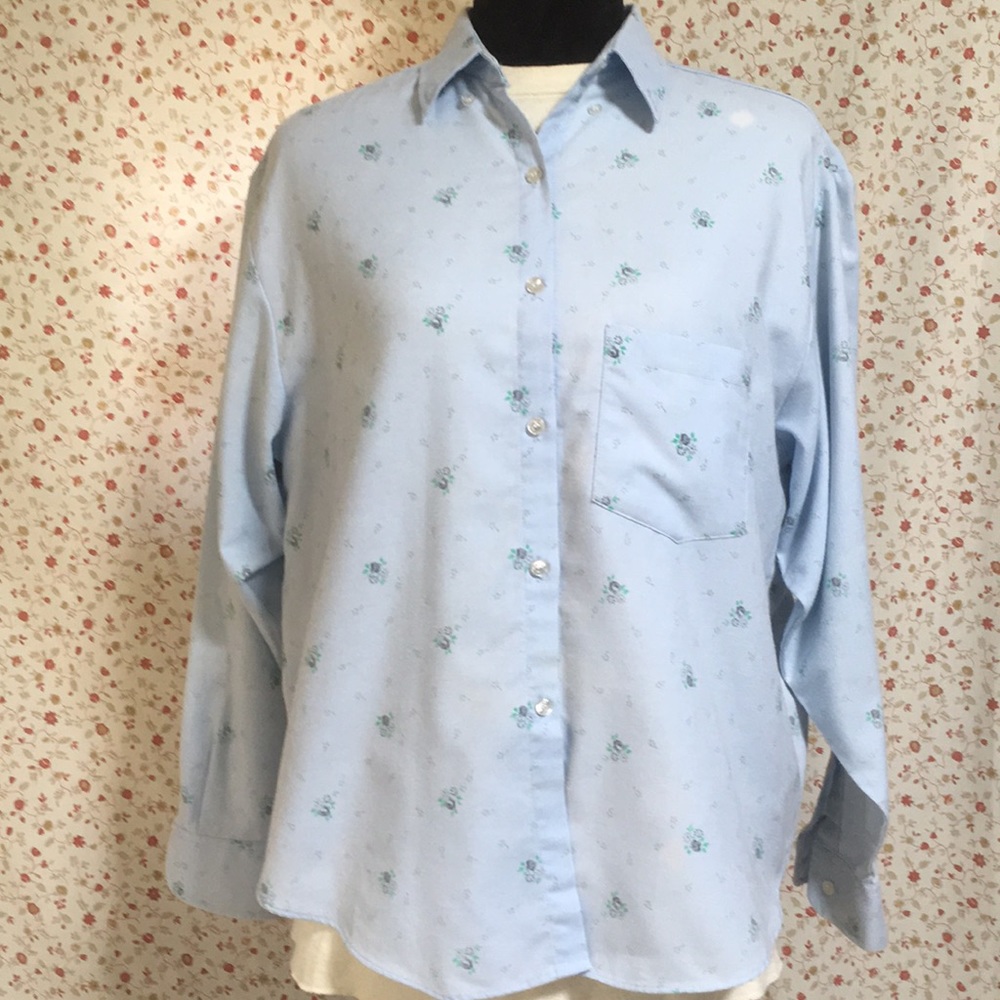 Tiny Floral Oxford shirt